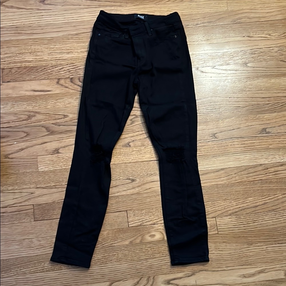 PAIGE Black Skinny Denim Jeans